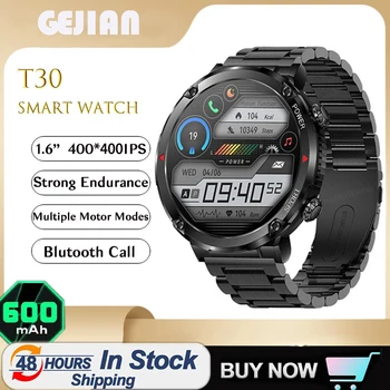 2023 Смарт-часы, мужской спортивный браслет, мониторинг здоровья, фитнес-трекер, большая батарея емкостью 600 мАч, Bluetooth-вызов, смарт-часы