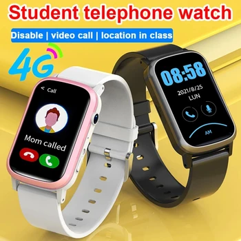 4G Детские Смарт-часы-Телефон Водонепроницаемая Камера Определения Местоположения В реальном времени, Часы Видеозвонка GPS SOS LBS WIFI SIM-карта, Детские Умные Часы