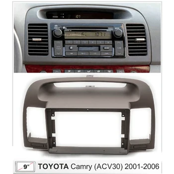 9-Дюймовый 2Din Автомобильный Радиоприемник Приборная Панель Стерео Панель Для Монтажа Автомобильной панели Двойная Рамка Din CD DVD Для Toyota Camry 5 2001-2006