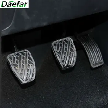 Daefar для Lada Xray XRAY 2015 - 2019 Автомобильные Педали из нержавеющей стали, Крышка педали газа, тормоза, сцепления, Автоаксессуары