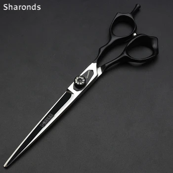 Sharonds Профессиональные парикмахерские ножницы 7,0 дюйма 440c, Японские ножницы, Набор ножниц для филировки волос в стиле парикмахерского салона
