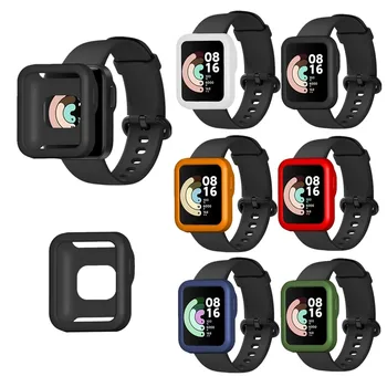 Для Xiaomi Mi Watch Lite/Redmi Watch Case, однотонные умные часы для защиты от падения, ПК, красочная защитная рамка, взрывозащищенный чехол