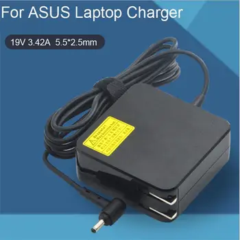 Зарядное устройство для ноутбука ASUS 19V 3.42A 65W 5.5X2.5mm Настенное Зарядное Устройство для ноутбука Адаптер переменного тока для ASUS x450 X550C EU Plug Источник Питания