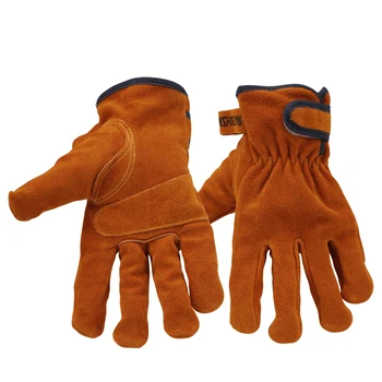 Защитные перчатки KIM YUAN 064 из зеленой кожи, противоскользящие и грязеотталкивающие, для садоводства /Строительства / на открытом воздухе, Мужские и Женские