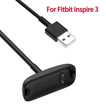 Кабель зарядного устройства для Fitbit Inspire 3, док-станция с зажимом для шнура, USB-кабель для зарядки смарт-часов Fitbit Inspire 3 для линейки inspire3