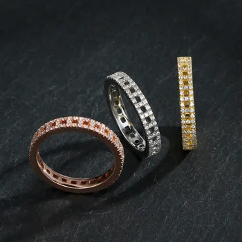 Кольцо с цирконом из стерлингового серебра S925 пробы, нежные модные украшения, отправить друзьям праздничный подарок
