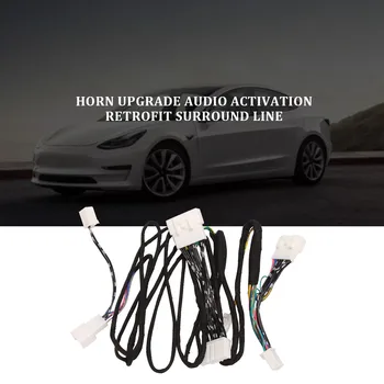 Модификация кабеля автомобильного динамика, 8 литров 14, обновление аудиоактивации для Tesla Model 3