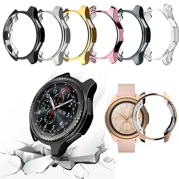Модный силиконовый чехол для часов TPU, мягкий чехол для Samsung Gear S3 Galaxy Watch, защитная пленка 46 мм 42 мм