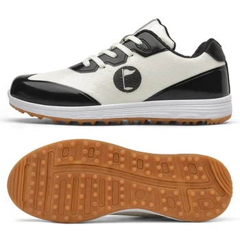 Новая обувь для гольфа, мужская тренировочная одежда для гольфа, мужская обувь для гольфистов большого размера 36-46, уличная противоскользящая обувь для ходьбы.