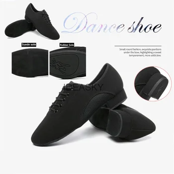 Новинка со скидкой!! Высококачественная белая черная мужская обувь для бальных танцев/ обувь для танцев сальса-танго/обувь для латиноамериканских танцев Мужская оксфордская сетка
