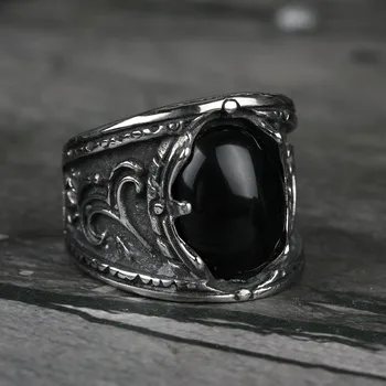Ретро-мужское кольцо, винтажные кольца из нержавеющей стали, панк-хип-хоп, мужские украшения для пальцев, оптовая продажа с фабрики Anel кольца для мужик
