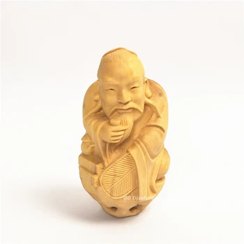 Украшение статуями Конфуция 8 см, Чайная фигурка, Статуэтка для домашнего декора, Скульптура, украшение комнаты
